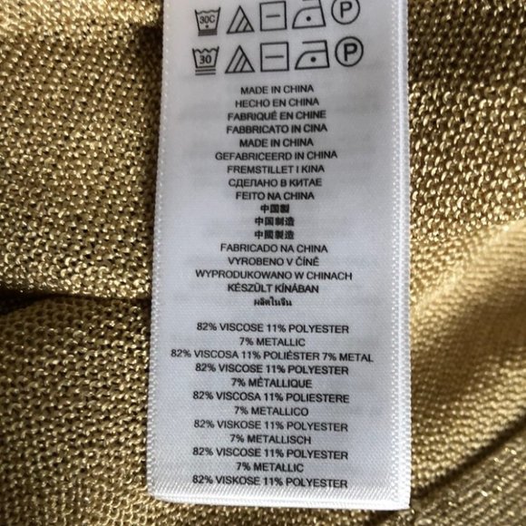 Michael Michael Kors Sparkle Knit Mesh Sleeve Top - Picture 8 of 10